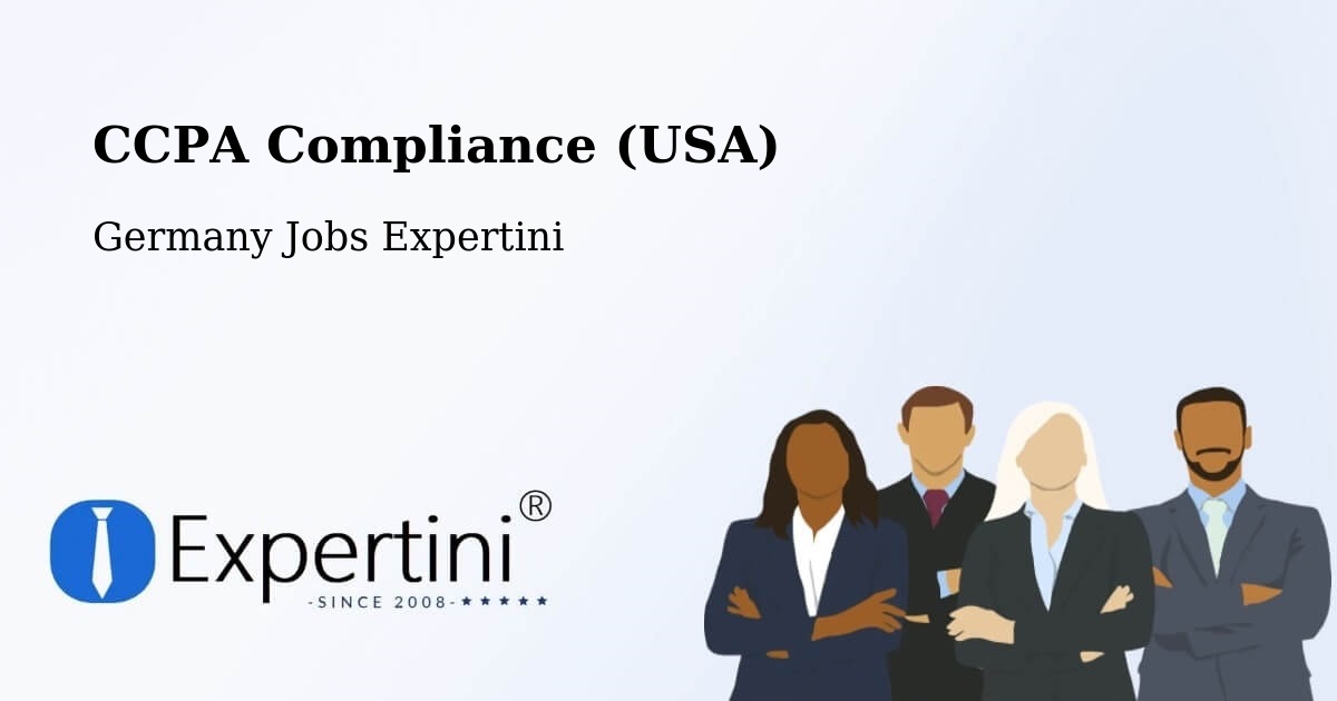 CCPA Privacy Rights & Compliance Notice – Gera - Germany Jobs Expertini