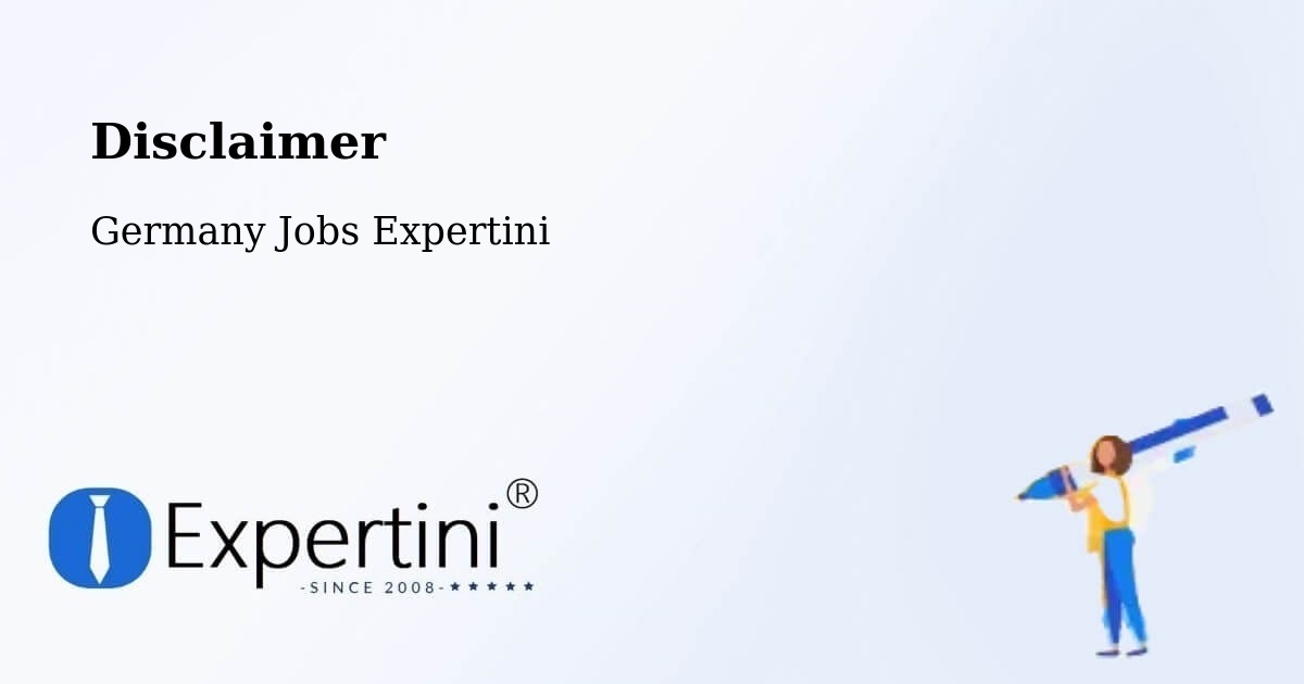 Disclaimer – Gera - Germany Jobs Expertini