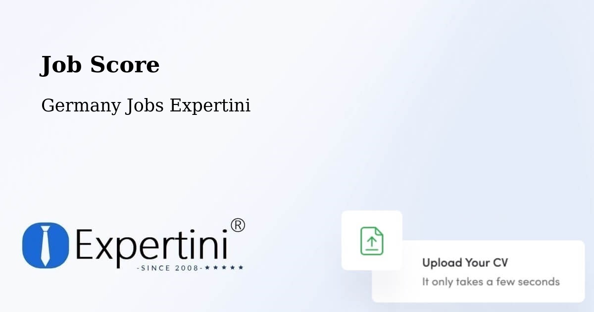 Job Score & Job Description Score Tool – Gera - Germany Jobs Expertini
