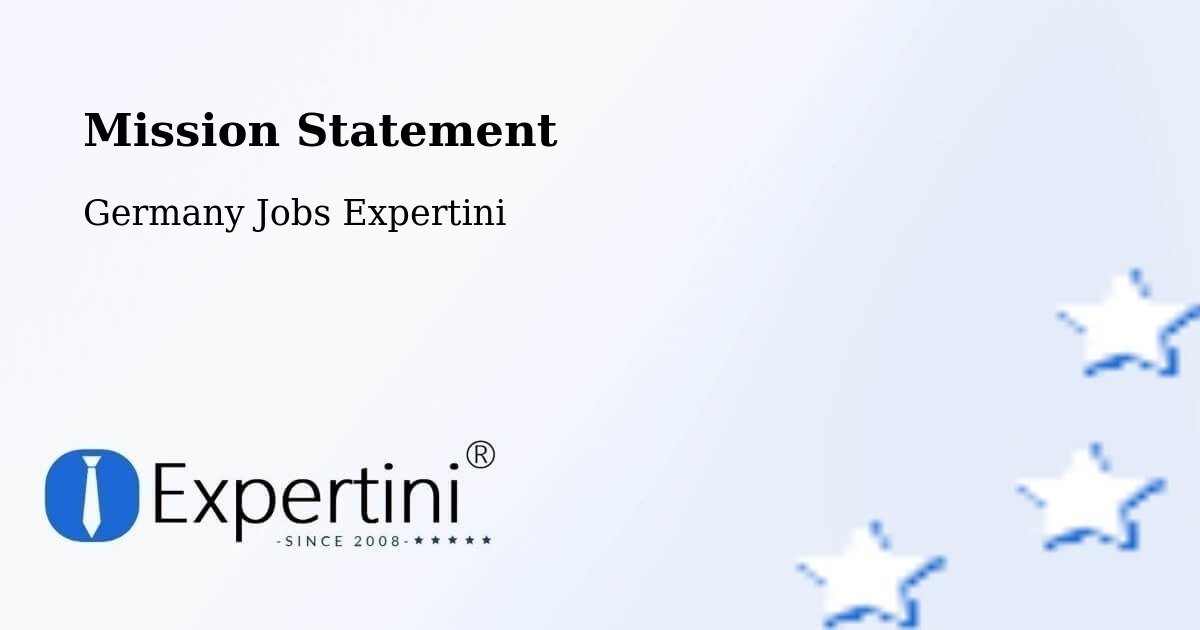 Corporate Mission – Gera - Germany Jobs Expertini