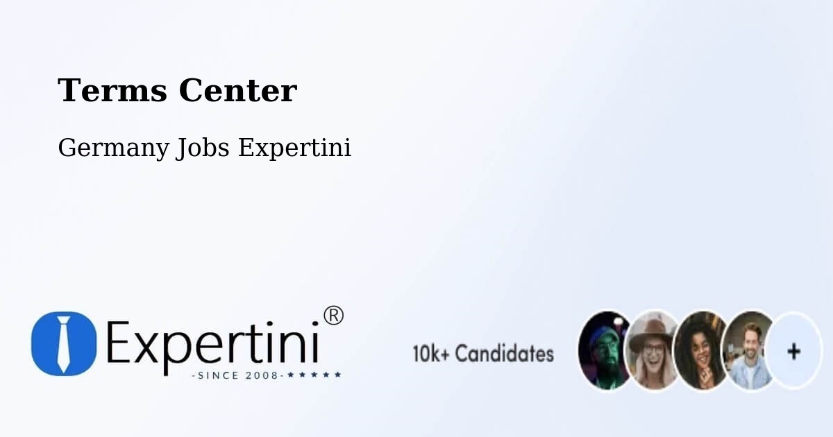 Terms of Service – Gera - Germany Jobs Expertini